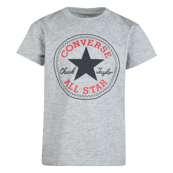 Boy\'s Converse Core Chuck Patch T-shirt Dk Grey Heather | Rookie USA