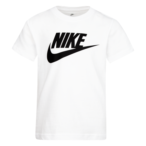 Nike Futura White Short Sleeve Kids T-Shirt | Rookie USA