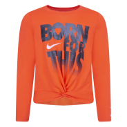 Nike 3BRAND by Russell Wilson Born For This Twist Front Long Sleeve Tee