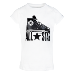 Converse Girls All Star Classic Tee White