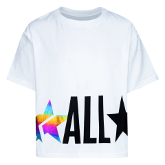 Converse Girls  All Star Boxy Knit Top White