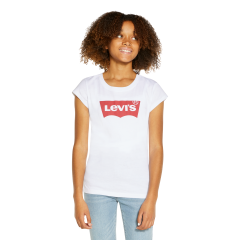 Levis Girls  Short sleeve Batwing TeeRed / White