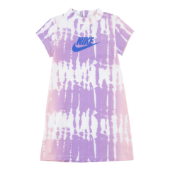 Nike Girls  Club Tee Shirt Short Sleeve  Dress Arctic Punch