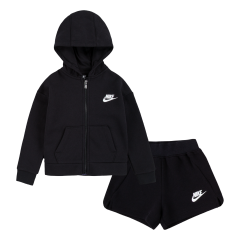 Nike Club Full-Zip Hoodie and Shorts Set