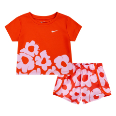 Nike Floral Dri-FIT Tee and Shorts Set