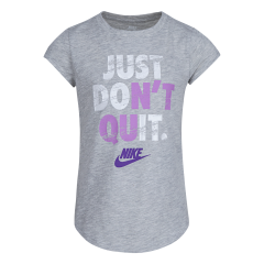 Nike Girls  Just Dont Quit Grey Heather