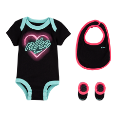 Nike  Neon Heart 3pc Set Nn0625-023-6/12 - Infants