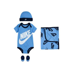 Nike Boys  Futura Blanket Bdyst Hat Infants University Blue
