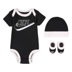 Nike Girls  Hat Bdysu Bootie 3Pc Infants Black