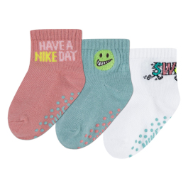 Nike Art Of Play Boys No Slip Socks 3-Pack (6-12 months) | Rookie USA