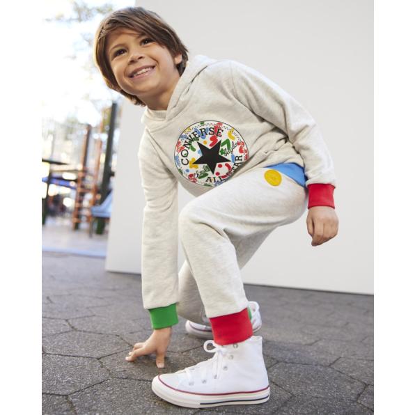 Converse Boys Squiggle PO Hoodie Set Rookie USA